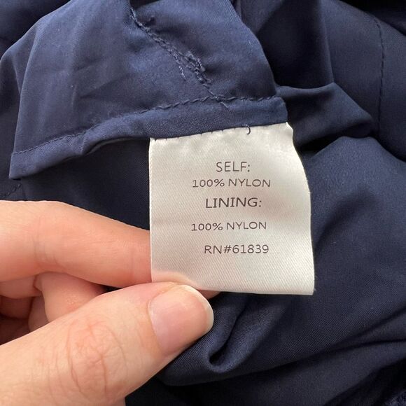 Teri Jon By Rickie Freeman Womens Blue 3D Embroidered Lace Midi Dress Size 14 - Picture 7 of 8